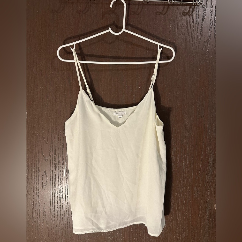 Socialite Cream Camisole Top